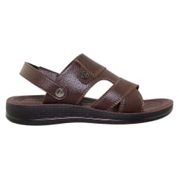 Thumbnail Sandal đế bằng nam Bita's SUM.126 (Đen + Nâu + Vàng bò) 4