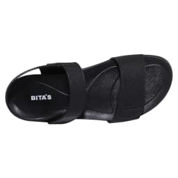 Thumbnail Sandal đế bằng nữ Bita's SHANA.01 (Đen + Trắng + Vàng bò + Vàng) 2