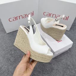 Thumbnail Sandal gót cao 11 phân đế xuồng mũi hở Carnaval siêu cao, siêu sang, siêu quyến rũ - VS05 3