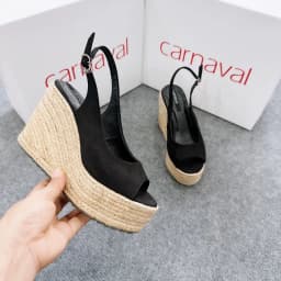 Thumbnail Sandal gót cao 11 phân đế xuồng mũi hở Carnaval siêu cao, siêu sang, siêu quyến rũ - VS05 4