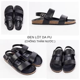 Thumbnail Sandal học sinh, sinh viên Birken Đế Trấu BIOLINE Official Unisex nam nữ hai quai ngang - PU15 4