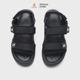 Thumbnail Sandal nam nữ ZX 2125 All Black 2 quai bản to có lót quai, đế 3,5cm Phylon 3 lớp chất liệu EVA cao cấp 3
