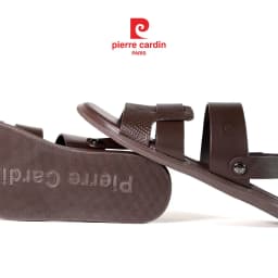 Thumbnail Sandal nam Pierre Cardin chất liệu da bò thật, thiết kế quai ngang độc đáo, đế cao su nguyên khôi - 165 3