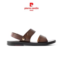 Thumbnail Sandal nam Pierre Cardin Pháp da bò thật cao cấp, đế cao su đúc chống trượt, quai bản rộng Chính hãng - 137 2