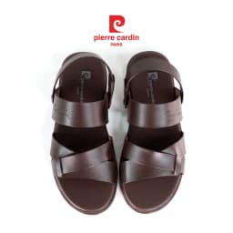 Thumbnail Sandal nam Pierre Cardin thiết kế quai chéo, có quai hậu, chất liệu da cao cấp, đế cao su - 159 1
