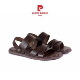 Thumbnail Sandal nam Pierre Cardin thiết kế quai chéo, có quai hậu, chất liệu da cao cấp, đế cao su - 159 2