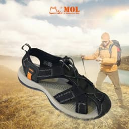 Thumbnail Sandal nam Vento bít mũi NV7606G màu xám có big size 44 45 | Vento  NV7606 SD7606 2