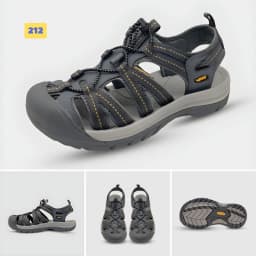 Thumbnail Sandal nam Vento bít mũi SD08003Br có big size 44 | Vento  Optimus SD08003 4