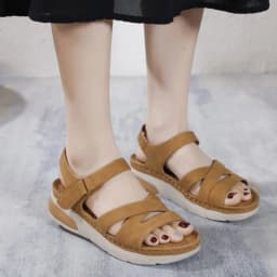 Thumbnail Sandal Nữ  Đế Bằng Hãng Siketu Thời Trang Thoải Mái Đáy Dày Khóa Dán Phù Hợp Đi Làm, Đi Học, Đi Chơi 4