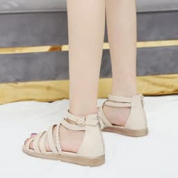 Thumbnail Sandal Nữ Đế Bằng Hãng XIANGLV Cổ Cao Khóa Kéo Kiểu Dáng Trẻ Trung Năng Động Phù Hợp Đi Học Đi Làm Đi Chơi 1