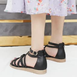 Thumbnail Sandal Nữ Đế Bằng Hãng XIANGLV Cổ Cao Khóa Kéo Kiểu Dáng Trẻ Trung Năng Động Phù Hợp Đi Học Đi Làm Đi Chơi 2