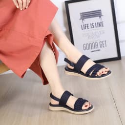 Thumbnail Sandal Nữ Hãng Siketu Giày Sandal Đế Bằng Thời Trang Thoải Mái Phù Hợp Đi Làm Đi Học Đi Chơi 1