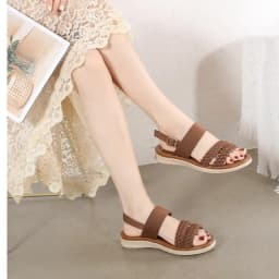 Thumbnail Sandal Nữ Hãng Siketu Giày Sandal Đế Bằng Thời Trang Thoải Mái Phù Hợp Đi Làm Đi Học Đi Chơi 2