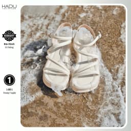 Thumbnail Sandal Quai Chéo 5P Đế Bánh Mì LOUISA KATIFA K513D Chất Da PU Cao Cấp Đế PU Êm Mềm Bảo Hành 12T 3