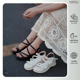 Thumbnail Sandal Quai Chéo 5P Đế Bánh Mì LOUISA KATIFA K513D Chất Da PU Cao Cấp Đế PU Êm Mềm Bảo Hành 12T 4