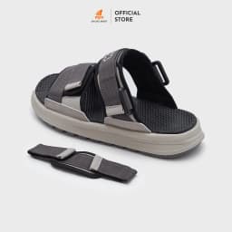 Thumbnail Sandal Unisex ZX 2822 All Grey nam nữ đế EVA Phylon 2 quai bản to phối chéo có đệm chống trơn 4
