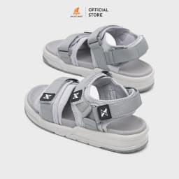 Thumbnail Sandal ZX Unisex Meta 2125 All Grey 2 quai bản to có đệm đế EVA 3.5cm 3 lớp chống trơn chống xẹp 2