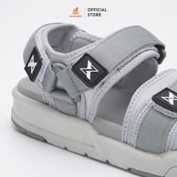 Thumbnail Sandal ZX Unisex Meta 2125 All Grey 2 quai bản to có đệm đế EVA 3.5cm 3 lớp chống trơn chống xẹp 4