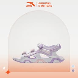 Thumbnail Sandals Thời Trang Bé Gái Anta Kids Siêu Nhẹ, Quai Dán Tiện Lợi, Mặt Lưới Thoáng Khí 3224C6901 1
