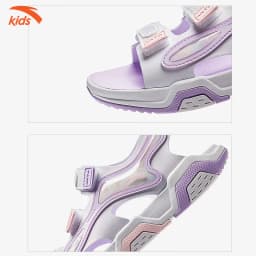 Thumbnail Sandals Thời Trang Bé Gái Anta Kids Siêu Nhẹ, Quai Dán Tiện Lợi, Mặt Lưới Thoáng Khí 3224C6901 4