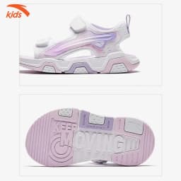 Thumbnail Sandals thời trang bé gái size 27-33 Anta Kids Rubik'S Cube 3224B9971 2