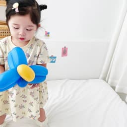 Thumbnail Sanlutoz Đầm Tay Ngắn Chất Liệu Cotton Mềm Mại Thời Trang Mùa Hè Xinh Xắn Cho Bé Gái 2