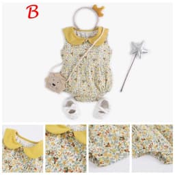 Thumbnail Sanlutoz Áo Liền Quần cotton Hoa Mùa Hè Cho Bé Gái 4