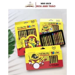 Thumbnail Sáp Màu Classmate Màu Sắc Tươi Sáng Có 12/18/24 Màu, Màu Mịn, Bám Giấy Tốt Cho Bé Tập Tô 1