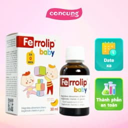 Thumbnail Sắt Hữu Cơ cho bé Ferrolip baby (30ml) 2