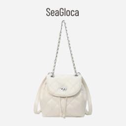 Thumbnail Seagloca Hàn Quốc Mới Hình Thoi Dây Xích Đa Năng Chức Năng Đeo Vai Túi Đeo Ngang Ba Lô Dành Cho Nữ 1