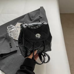 Thumbnail Seagloca Hàn Quốc Mới Hình Thoi Dây Xích Đa Năng Chức Năng Đeo Vai Túi Đeo Ngang Ba Lô Dành Cho Nữ 2