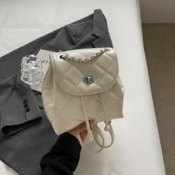 Thumbnail Seagloca Hàn Quốc Mới Hình Thoi Dây Xích Đa Năng Chức Năng Đeo Vai Túi Đeo Ngang Ba Lô Dành Cho Nữ 3