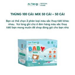 Thumbnail Set 100 cái - Khẩu trang Baby Mask Bé sơ sinh An Tâm cho trẻ từ 0 - 3 tuổi 2