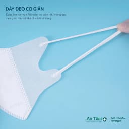 Thumbnail Set 100 cái - Khẩu trang y tế 5D 3 lớp Vải Không Dệt & Giấy Kháng Khuẩn Chính Hãng AN TÂM - Túi 10 cái 4