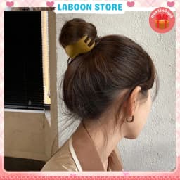 Thumbnail Set 12 chiếc kẹp tóc LABOON càng cua 5 răng tone màu pastel candy chocolate nhẹ nhàng tiểu thư 4