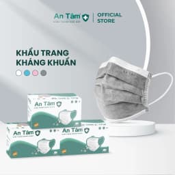 Thumbnail Set 150 cái khẩu trang y tế 4 lớp Giấy kháng khuẩn Chính Hãng AN TÂM 1