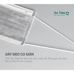 Thumbnail Set 150 cái khẩu trang y tế 4 lớp Giấy kháng khuẩn Chính Hãng AN TÂM 3