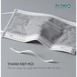Thumbnail Set 150 cái khẩu trang y tế 4 lớp Giấy kháng khuẩn Chính Hãng AN TÂM 4