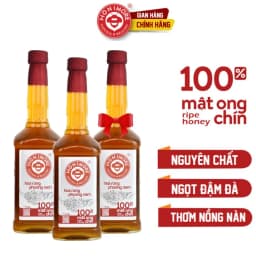 Thumbnail Set 2 chai tặng 1 chai cùng loại: Mật ong nguyên chất Hoa Rừng Phương Nam 630g - 100% mật ong chín nguyên chất 1