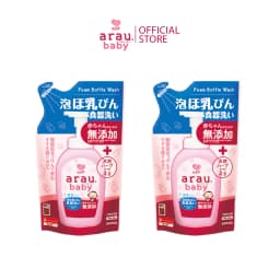 Thumbnail [Set 2] Nước rửa bình sữa Arau Baby dạng túi 450ml 1