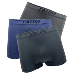 Thumbnail Set 3 quần sịp đùi dệt liền cao cấp CALUCI CBX16, kiểu Boxer, thiết kế basic khỏe khoắn, vải mềm mịn, co giãn 4 chiều 2
