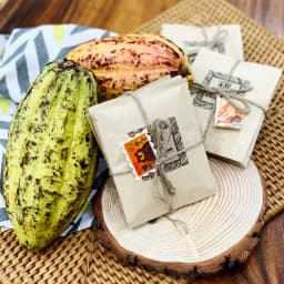 Thumbnail Set 4 gói dùng thử thức uống socola mix vị cafe, sữa dừa, chocolate, nguyên chất thơm ngon CACAOMI 4