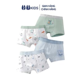 Thumbnail Set 4 quần lót bé trai 27kids chip nam boxer vải khử khuẩn công nghệ mới họa tiết dễ thương BSUW3 1