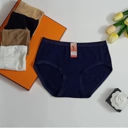 Thumbnail Set 4 quần lót nữ Vicci cotton cao cấp lưng cao gen nhẹ 105 mềm mại, êm ái, kháng khuẩn khử mùi 4