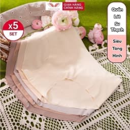 Thumbnail Set 5 quần lót nữ su thạch không đường may VINGO quần lót kháng khuẩn siêu tàng hình CB74 VNGO 1