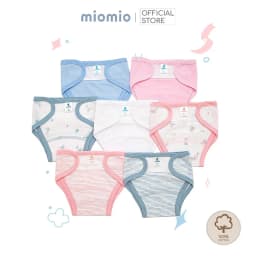 Thumbnail Set 5 Tã Dán Vải Sơ Sinh MIOMIO Cho Bé Trai, Bé Gái 0-6tháng, Vải Cotton 100% 1