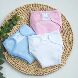 Thumbnail Set 5 Tã Dán Vải Sơ Sinh MIOMIO Cho Bé Trai, Bé Gái 0-6tháng, Vải Cotton 100% 3