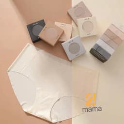 Thumbnail Set 6 quần lót nữ su thạch băng lụa kháng khuẩn tàng hình 2mama trong hộp mini mặc thường và sau sinh cao cấp 3