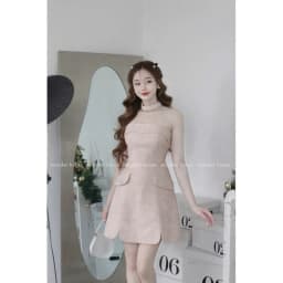 Thumbnail Set đầm Wonderhouse Winter Set chất vải Dạ Tweed kim sa dày dặn dáng ngắn dự tiệc, dạo phố sang chảnh 3