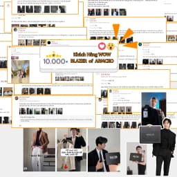Thumbnail Set áo blazer và quần tây tăng cạp cao cấp  ARMCEO tone sur tone Hàn Quốc tiết kiệm -SB01 1